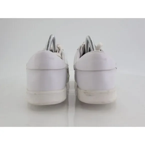 Tory Burch Hank Court Sneakers Womens 11M White Leather Lace Up Shoes - Picture 12 of 14